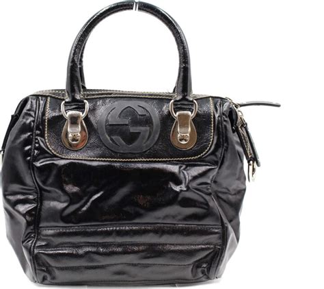 gucci sparkly patent leather bag|Gucci patent leather bag vintage.